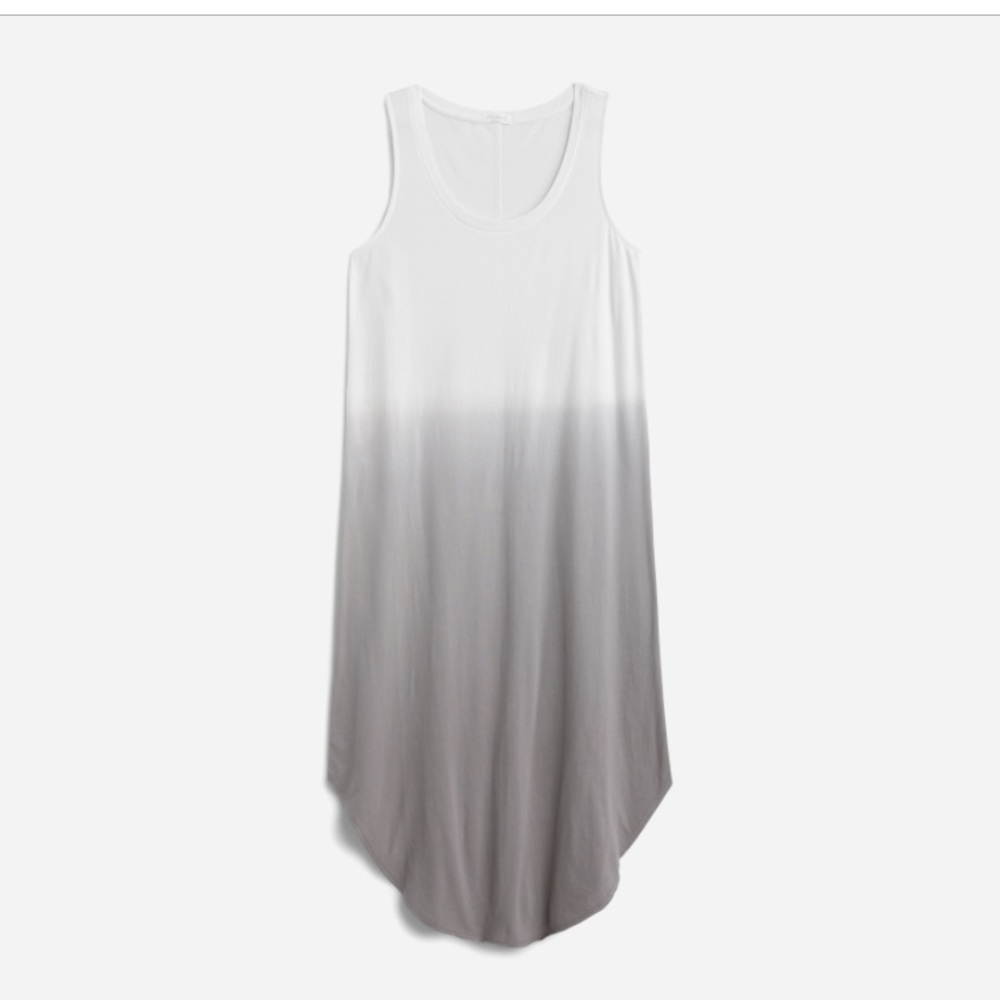 NWT Z Supply organic grey/white hombre dress